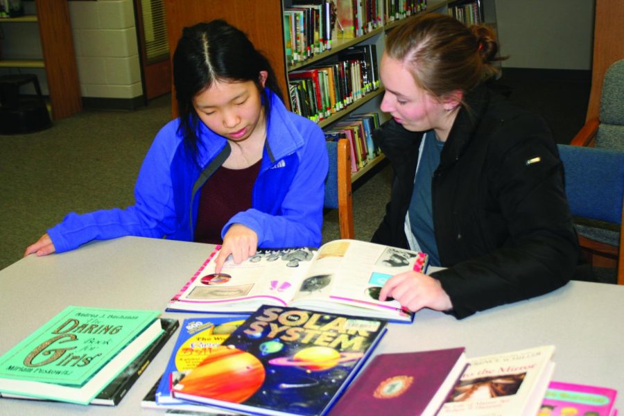 BUILDING A BRIDGE WITH BOOKS